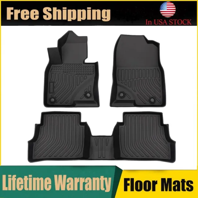 3D Floor Mats For 2017-2023 Mazda CX-5 All Weather Rubber TPE Waterproof Liners