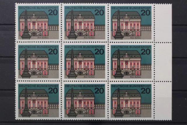 Deutschland (BRD), MiNr. 424 PF II, Neunerblock, postfrisch - 662066