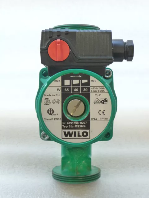 Wilo Star RS 30 / 4 Heizungspumpe 230 Volt Umwälzpumpe 180 mm gebraucht P849/28