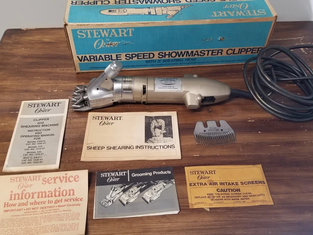 Stewart Oster Shearmaster Livestock Clippers Sheep Shearing. Excellent/Tested