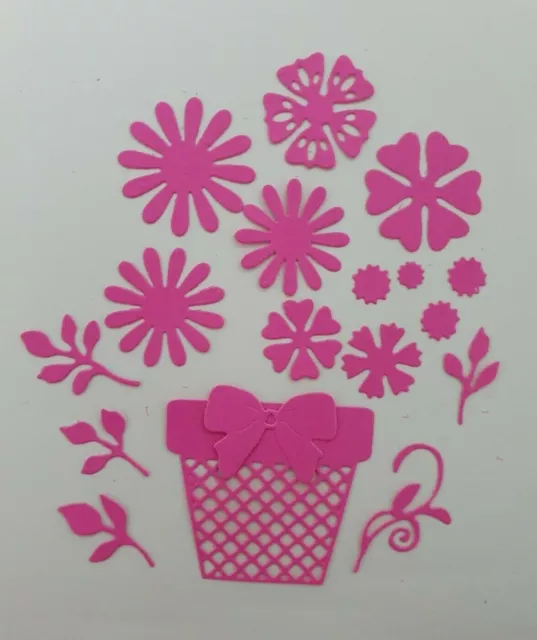 Craft Metal cutting die Scrapbook paper Cards - Flower pot set 3