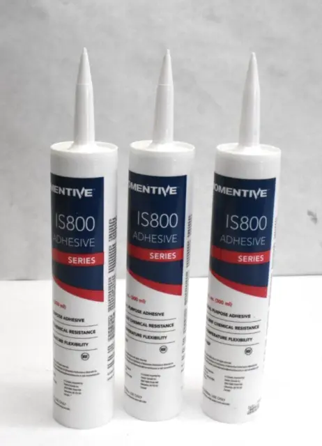 Momentive IS808 FDA NSF Adhesive Silicone Sealant Clear 10.1 fl oz Lot Of 3