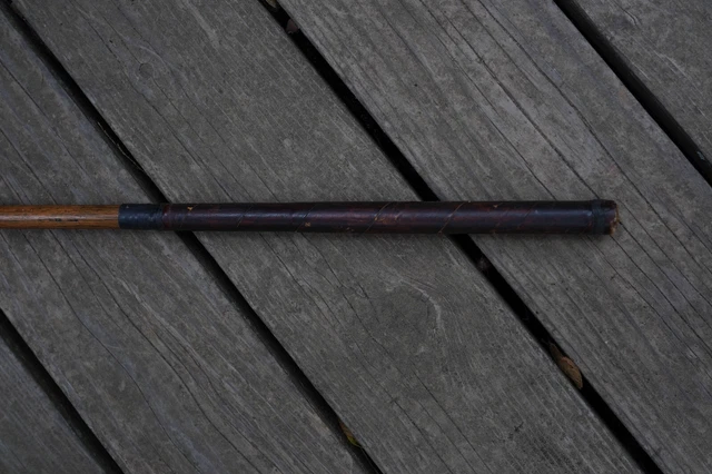 SPALDING DEADLINE PUTTER Golf Club Hickory Shaft Antique Wooden RH 45.