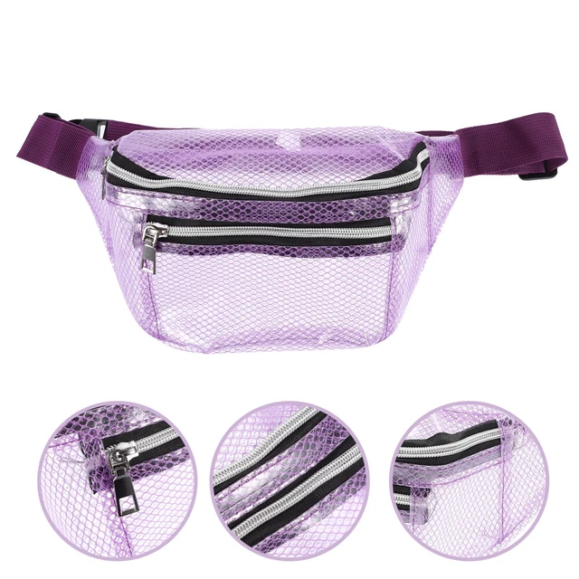 sac transparent avec décor en filet sacs à bandoulière pour femmes à la mode