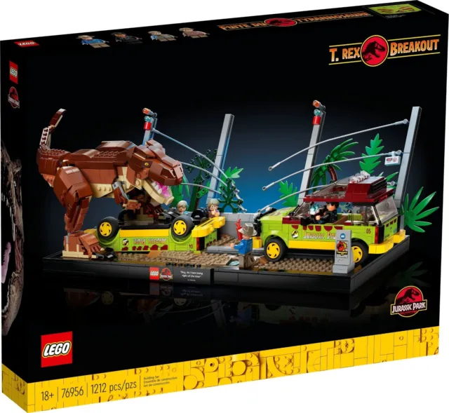 LEGO Jurassic World 76956 Évasion De T.Rex - Diorama Collection - Neuf Emballage