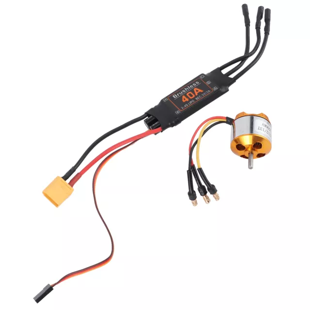 2212 1000KV Motor 40A Brushless ESC Set RC Drone Helicopter FPV Model Accessory