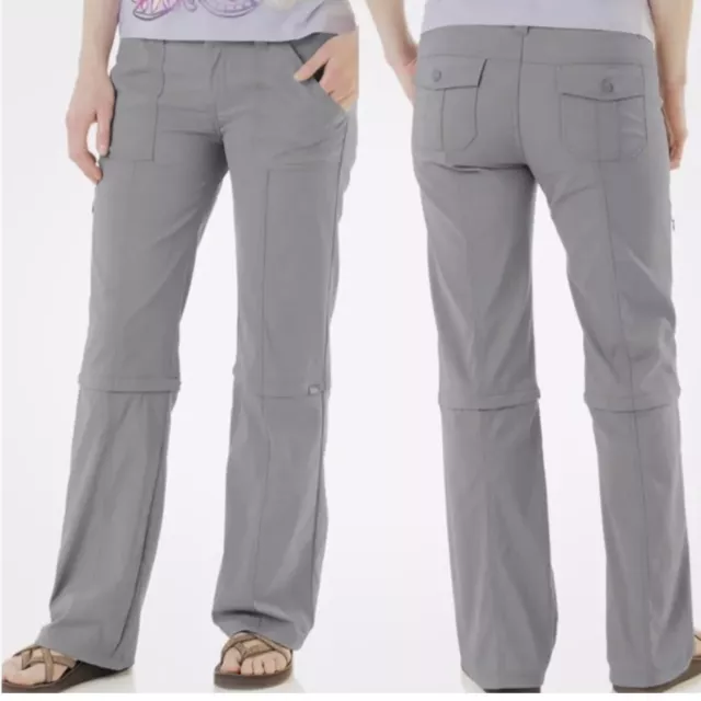 Prana Gray Monarch Convertible Pants Size 2