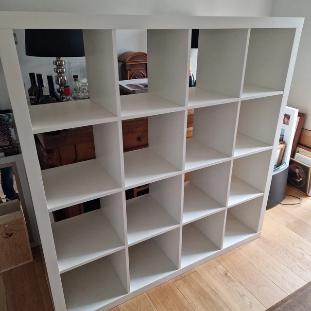 IKEA KALLAX 4X4 Shelving Unit White. £51.96 - PicClick UK