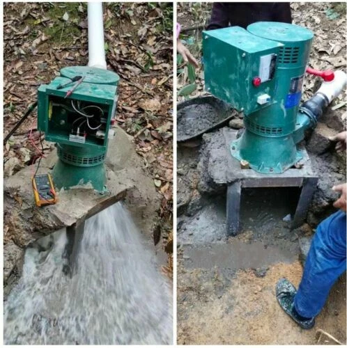 Turbine à eau électrique monophasée, générateur
