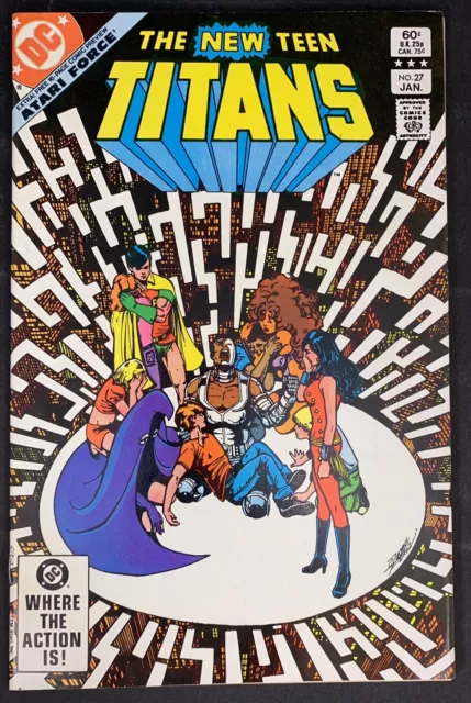 New Teen Titans #27 1/83 - 1st appearance of Howard Rondo; Atari Force preview