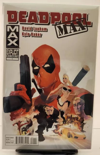 Deadpool Max Vol 1 Nutjob HC by David Lapham and Kyle Baker 2011 Marvel Comics