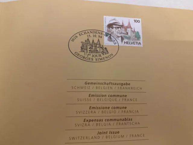 Jahresgabe der Schweizer Post 1994: Georges Simenon 2
