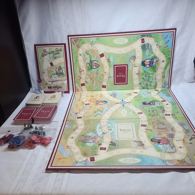 THE AMERICAN GIRLS Board Game Trivia Trade and a Trip Through Time '99 COMPLETE* £15.75