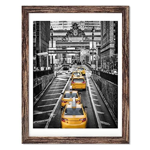 12x16 Frames Display Pictures 11x14 with Mat or 12x16 Photo Without Mats