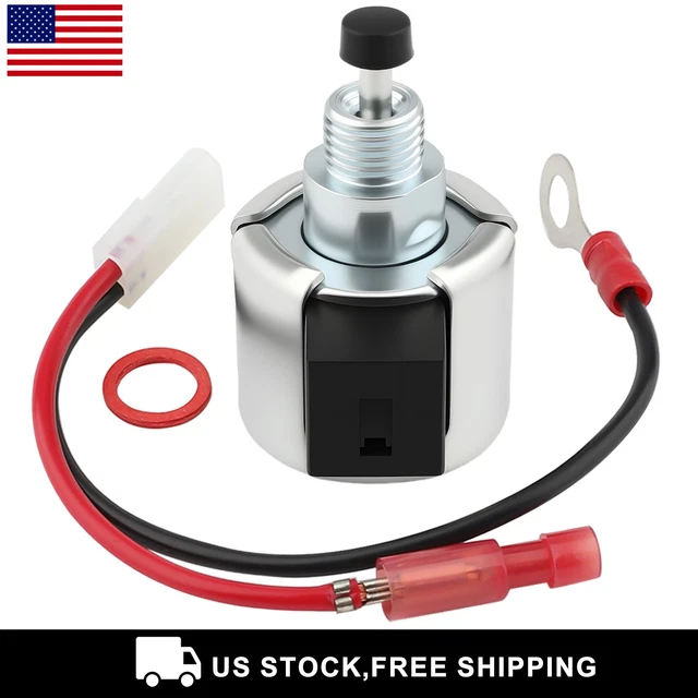 Fuel Shut-Off Solenoid – AM103337, Fits John Deere 332 & 430 Lawn & Garden Tractors