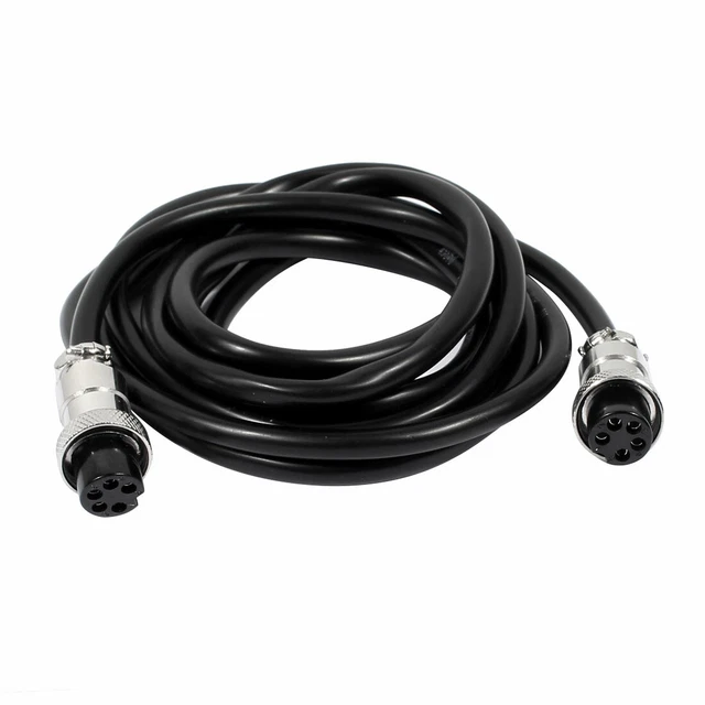 Câble Connecteur GX16 8 Broches Femelle - Longueur 2m, Double Connecteur, Aviation, Neuf Uxcell