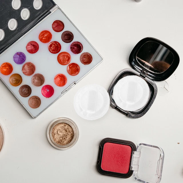 8 piezas Esponja de polvo de fijación Cojín Puff Maquillaje Base Formaciones