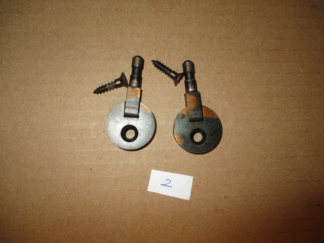 Bisagras, tornillos de gabinete vintage para máquina de coser Singer 2
