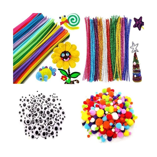 Juego artesanal de 600 limpiadores de tuberías Feeke-tppyony que incluye 200 tallos de oruga...