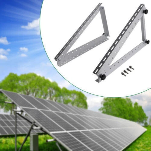 Kit di fissaggio per modulo solare, 4 pezzi, pannello solare Z, morsetto per bordo con chiave esagonale, 40 mm, supporto per pannello solare regolabile per altezza del modulo, colore argento