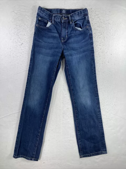 Gap Kids Jeans YOUTH 14 Slim Straight Fit Adjustable Waist Medium Wash