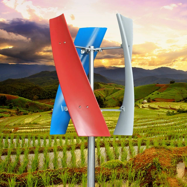 WINDRAD WINDKRAFTANLAGE GARTEN Windturbine windgenerator Vertikal 400W
