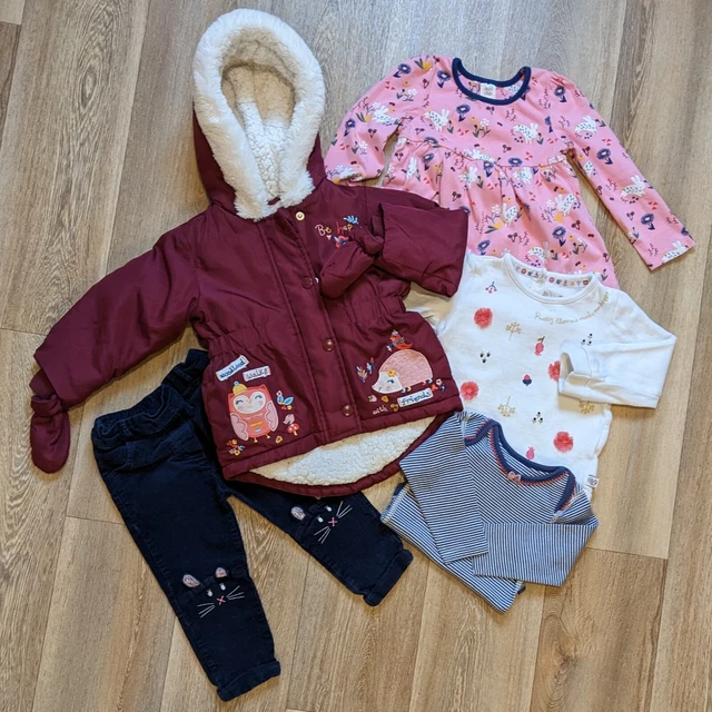 Pacchetto vestiti bambina 12-18 mesi cappotto