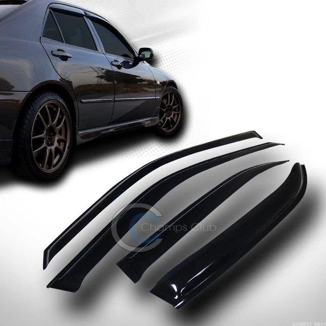 Fit 96-00 Honda Civic Ej 4D/4Dr Sun/Rain/Wind Guard Shade Deflector Window Visor