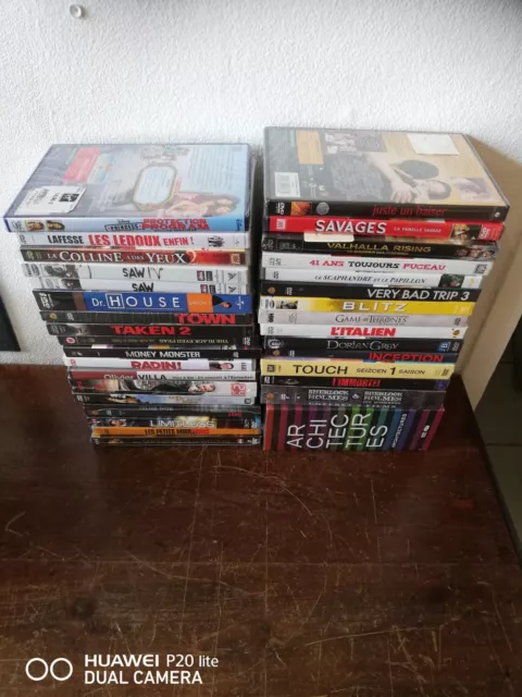 Lot de 34 DVD Neufs sous Blister Game of throne etc