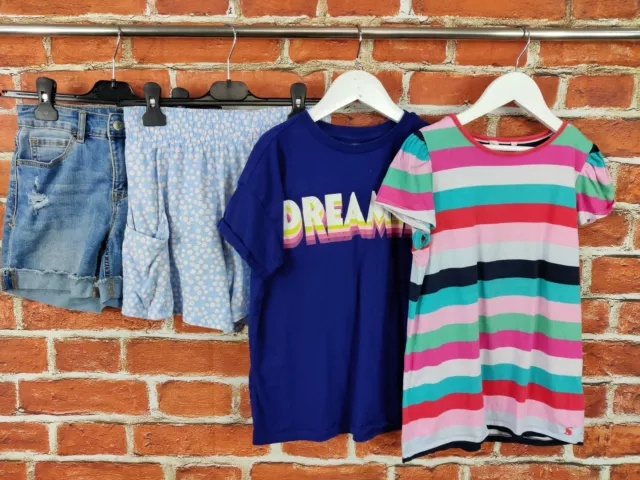 GIRLS BUNDLE AGE 11-12 YEARS JOULES NEXT etc TOP T-SHIRT SHORTS SUMMER SET 152CM