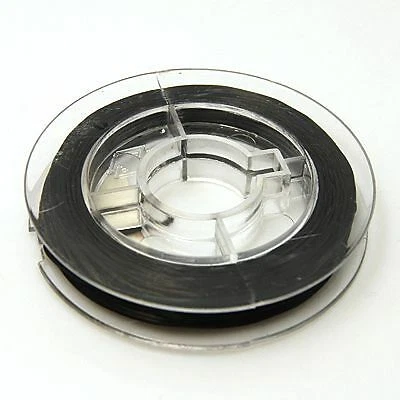 10 Meter Gummifaden elastisch 0,8 mm Nylonfaden Perlenfaden dunkel Braun