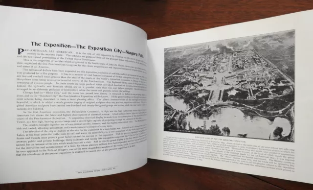 Pan-American Exposition Buffalo NY Souvenir Album 1901 illustrated Fair viewbook 3