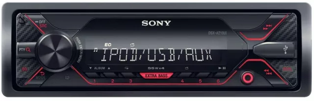 Sony DSX-A210UI Autoradio mit  MP3 USB AUX Power 4 # 55W - OUTLET -
