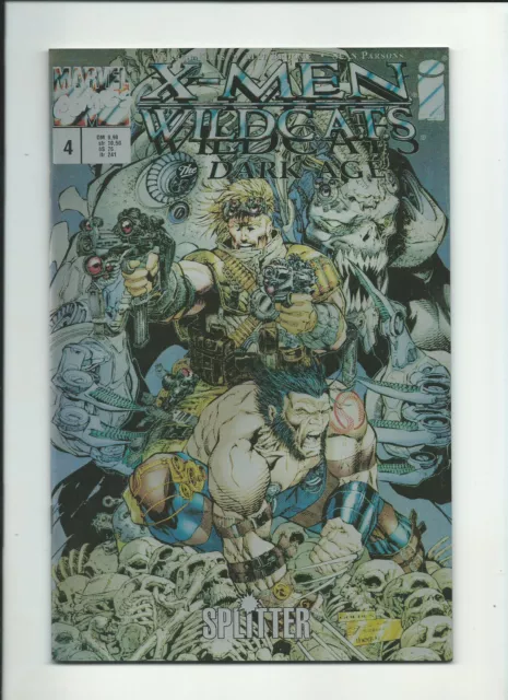 Ellis, Broome, Parsons: Wildcats X-Men, Nr. 4- Splitter Metallic Cover