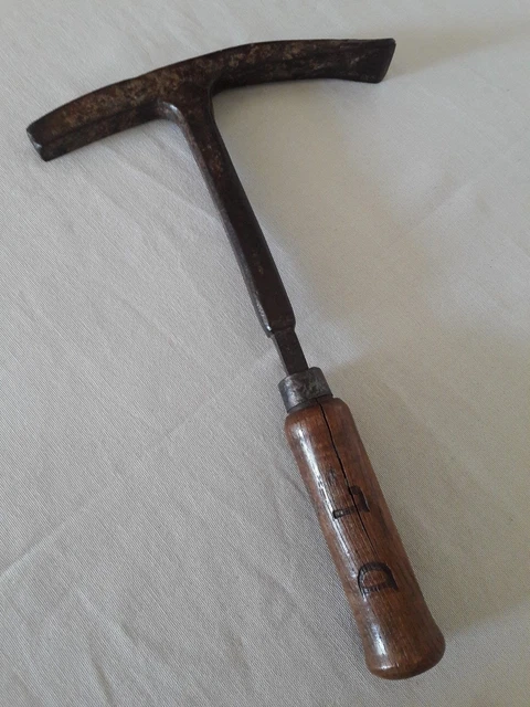 Ancien Marteau De Métier – Outil En Acier, Générique, Patine D'époque