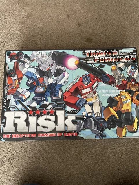 TRANSFORMERS RISK BOARD Game, The Decepticon Invasion of Earth, 2016 ...