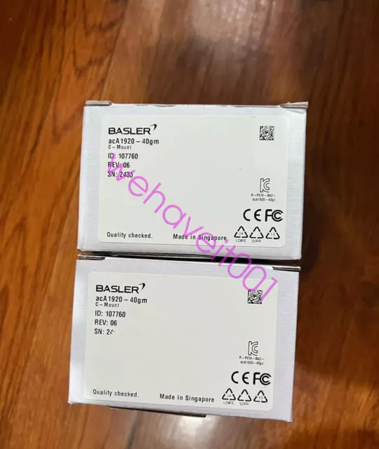 1PC New aca1920-40gm BASLER industrial camera acA1920-40gm Expedited Shipping