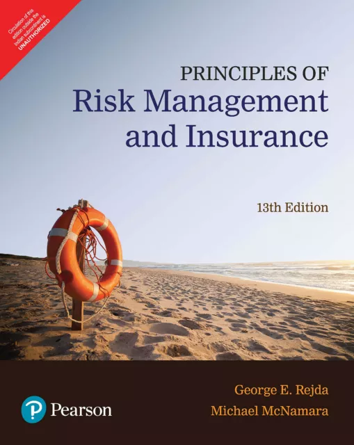 Principles of Risk Management and Insurance by E. Rejda George-'Ship from USA'