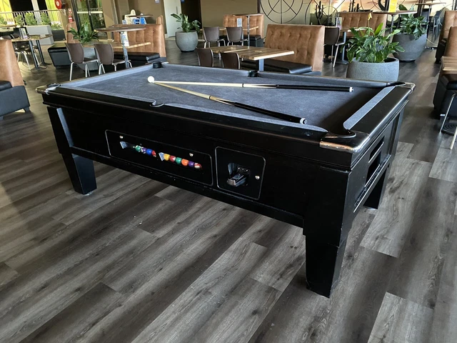 7ft slate pool table Coin Operated