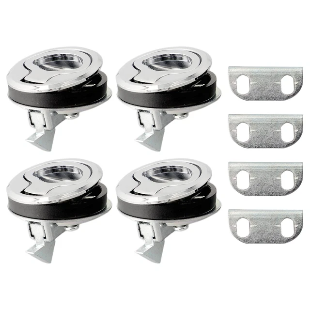 Marine 316-Stainless Encastré Hayon Tirer Boucle Sol Verrou Égaliser