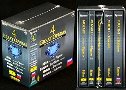 ESOTERIC SACD / CD Hybrid 4 GREAT OPERAS 9CD BOX Box set