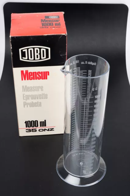 Jobo Mensur 3306, Measure 1000ml/ 35ONZ  NEW OLD STOCK 