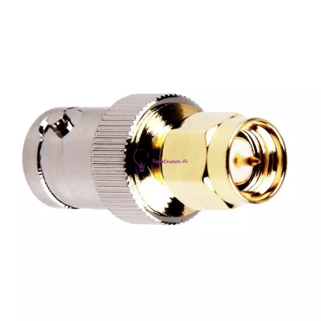 RF Coaxial SMA Male Plug to BNC Female M/F Radio Antenna Connector Adapter