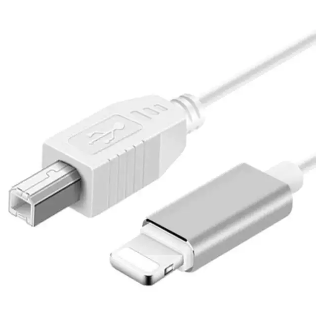 1m 8 Pin to USB-B MIDI Cable for iPad / iPhone