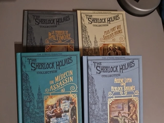 LOT 4 LIVRES Sherlock Holmes . Rba . Arsene Lupin Contre + Medecin