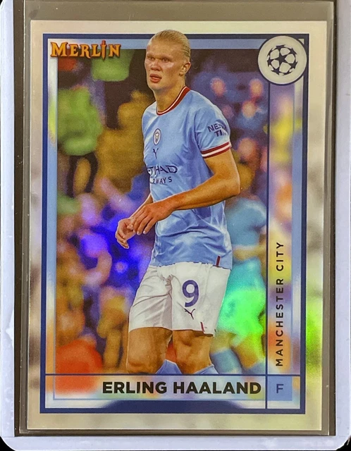 JAMAL MUSIALA 2021-22 Topps Merlin chrome réfracteur scintillant bleu