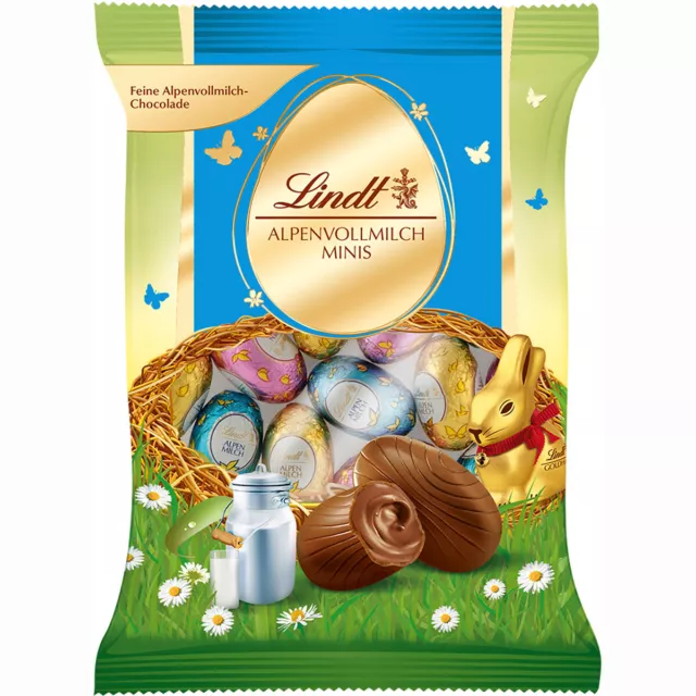 Lindt Mini Uova Alpenvollmilch 18 Riempite 3er Pacchetto