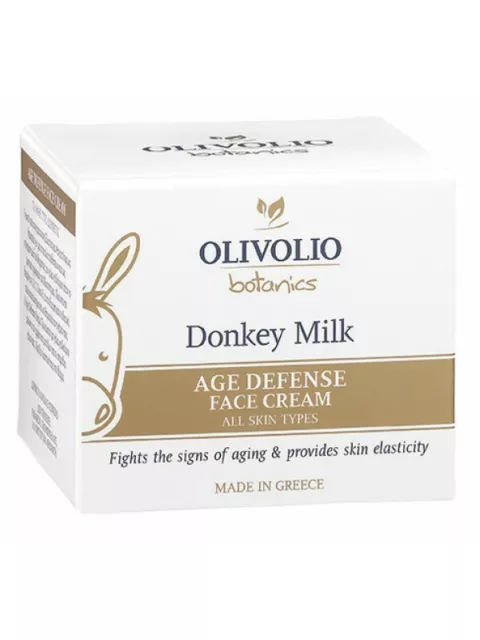 Olivolio Eselsmilch Creme Anti Falten Gesichtscreme gegen Aging Age Tagescreme