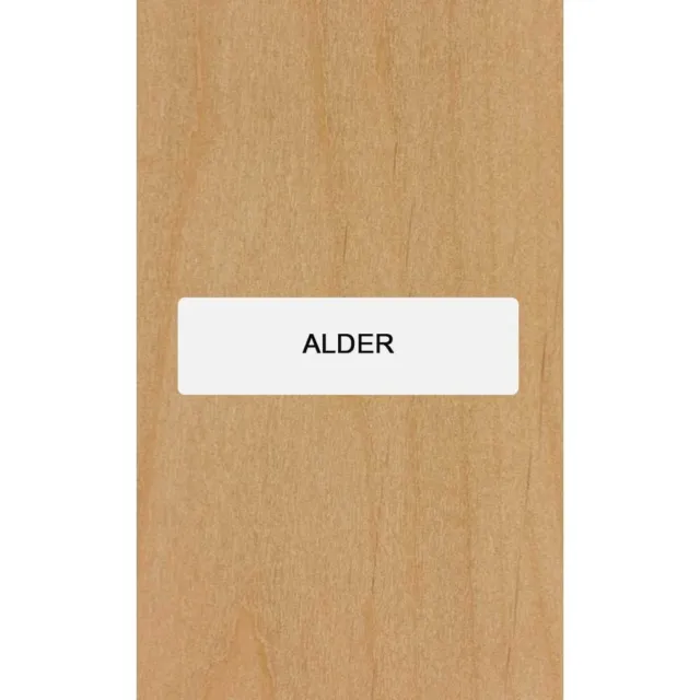 Premium Rot Alder Messer Maßstab / Werkzeug Griff Turning Wood Blank 5 " x 1-1/