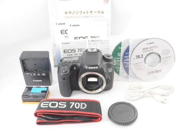 [Near Mint] Canon EOS 70D 20.2MP DSLR Digital Camera Body Shutter Count: 6033